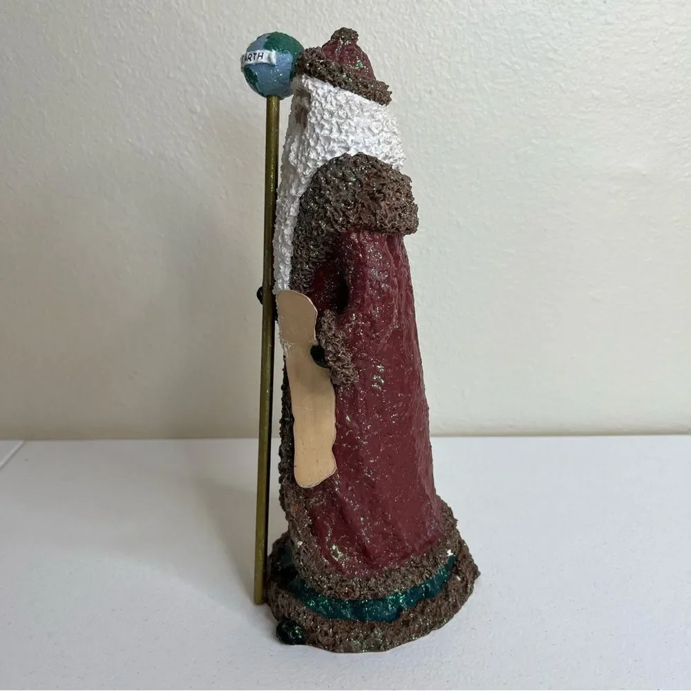 Vintage 90s Enesco Belsnickle Limited Edition Santa Globe Peace On Earth Baldwin
